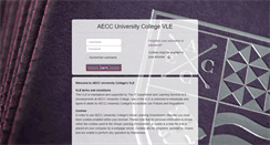 Desktop Screenshot of moodle.aecc.ac.uk