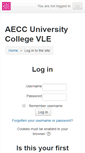 Mobile Screenshot of moodle.aecc.ac.uk